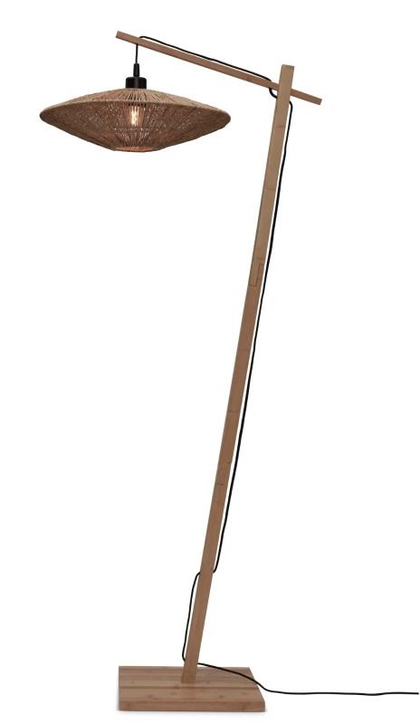 Good&Mojo Bamboe LED Staande Lamp Iguazu | 1X E27 Max 60W | Natural