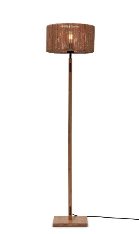 Good&Mojo Bamboe LED Staande Lamp Iguazu | 1X E27 Max 60W | Natural