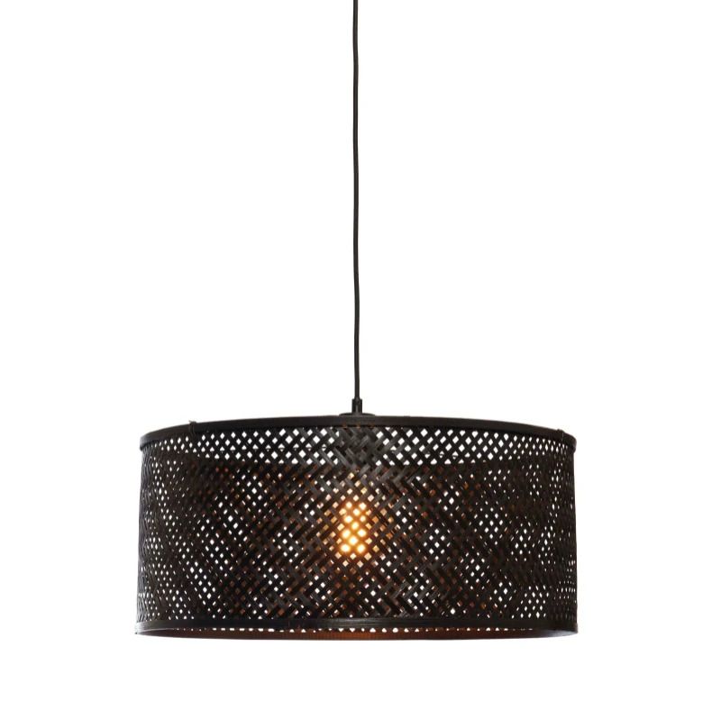 Good&Mojo Bamboe LED Hanglamp Java | 1X E27 Max 60W | Black