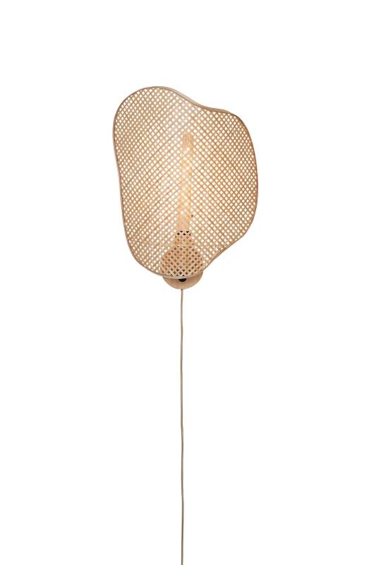 Good&Mojo Bamboe LED Wandlamp Kinabalu | 1X E27 Max 40W | Pure Natural