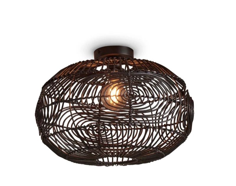 Good&Mojo LED Plafondlamp Madeira | 1X E27 Max 60W | Black