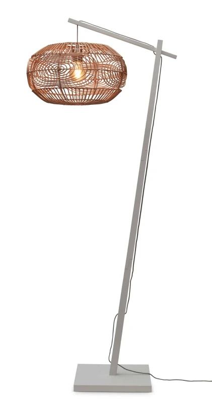Good&Mojo Bamboe LED Staande Lamp Madeira | 1X E27 Max 60W | White/Natural