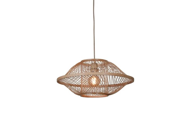 Good&Mojo Bamboe LED Hanglamp Maui | 1X E27 Max 60W | Pure Natural