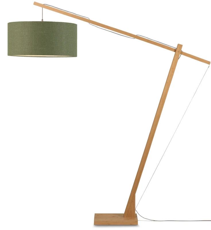 Good&Mojo Bamboe LED Staande Lamp Montblanc | 1X E27 Max 60W | Green Forest