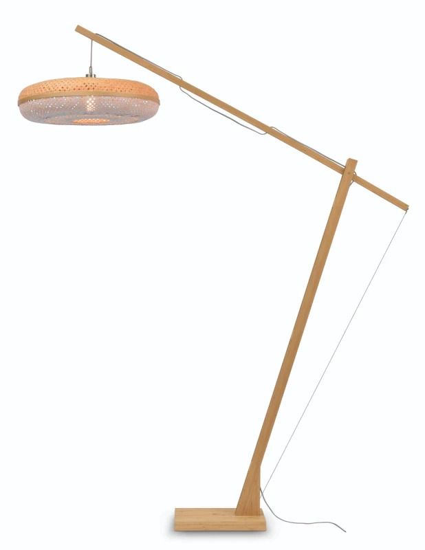 Good&Mojo Bamboe LED Staande Lamp Palawan | 1X E27 Max 60W | Natural/White