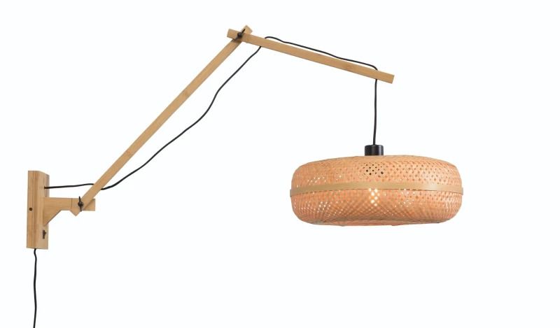 Good&Mojo LED Wandlamp Palawan | 1X E27 Max 40W | Naturel