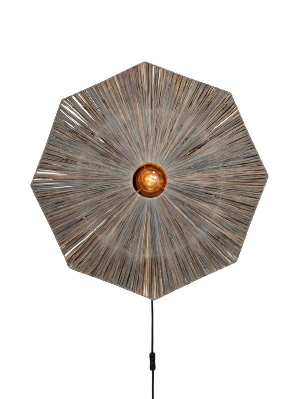 Good&Mojo LED Wandlamp Panama | E27 60W | Dark Grey