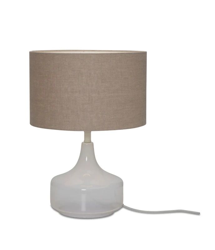 it's about RoMi LED Tafellamp Reykjavik | 1X E27 Max 60W | Dark Linen