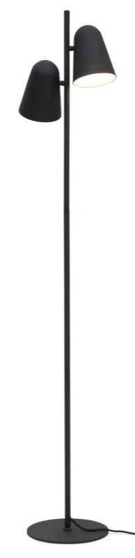 it's about RoMi LED Staande Lamp Salamanca | 2X E14 Max 25W | Black