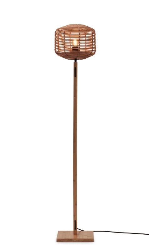 Good&Mojo Bamboe LED Staande Lamp Tanami | 1X E27 Max 60W | Natural