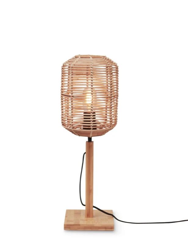 Good&Mojo Bamboe LED Tafellamp Tanami | 1X E27 Max 40W | Natural