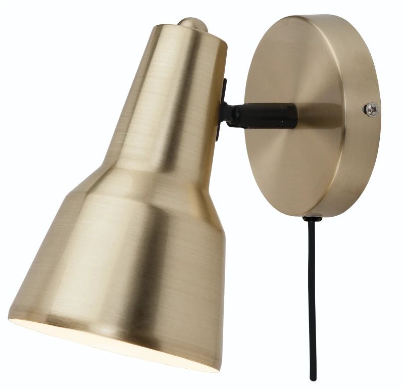 it's about RoMi LED Wandlamp Valencia | 1X E14 Max 40W | Gold