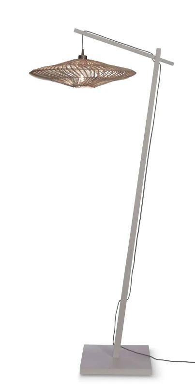 Good&Mojo Bamboe LED Staande Lamp Zanzibar | 1X E27 Max 60W | White