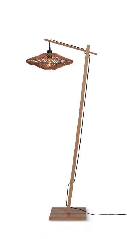 Good&Mojo Bamboe LED Staande Lamp Zanzibar | 1X E27 Max 60W | Natural