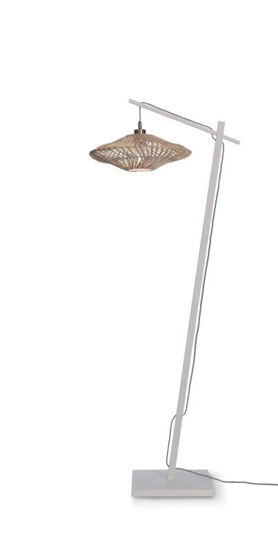 Good&Mojo Bamboe LED Staande Lamp Zanzibar | 1X E27 Max 60W | White