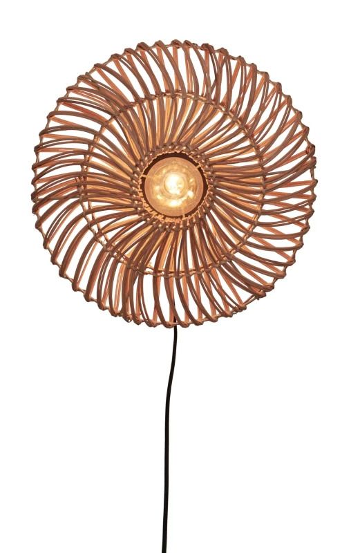 Good&Mojo LED Wandlamp Zanzibar | 1X E27 Max 60W | Natural