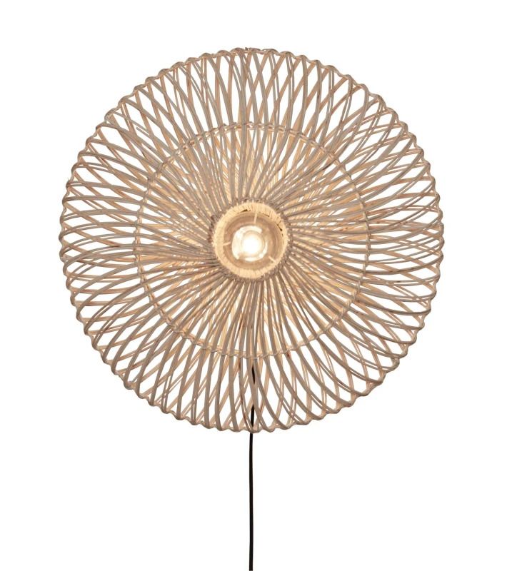Good&Mojo LED Wandlamp Zanzibar | 1X E27 Max 60W | White