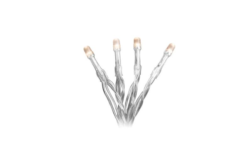 Konstsmide LED Lichtketting | 30 Lichtpunten Warm Wit | 1,8W 1,5V | Timer 6u | Op Batterij | 15cm afstand | Alleen voor binnen