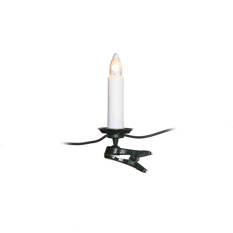 Konstsmide Boomkaarsensnoer Lichtketting | 25 Lichtpunten 230V 100W | 12m 50cm spacing kogelgewricht luxe knijper | Binnen groene kabel