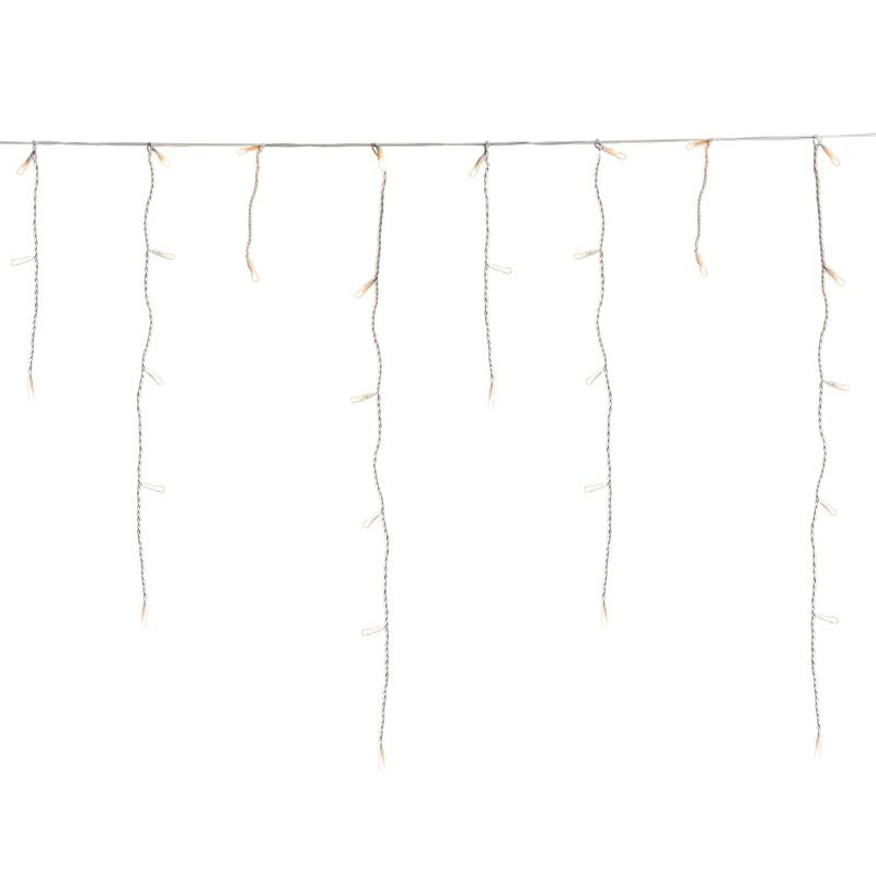 Konstsmide Lichtketting | 200 Lichtpunten Extra Warm Wit 12W 24V | 6,37m lengte | Buitentrafo, 10m aansluitsnoer | Geschikt voor buitengebruik