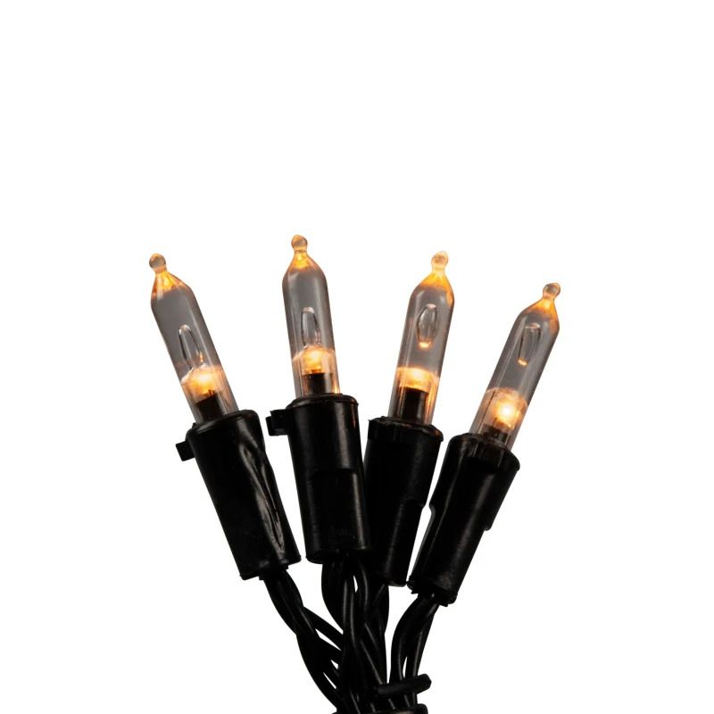 Konstsmide LED Lichtketting | 80 Lichtpunten Extra Warm Wit | 11,85m | 6u Timer | Op Batterij | Spacing 15cm | Zwarte Kabel | Voor Buiten