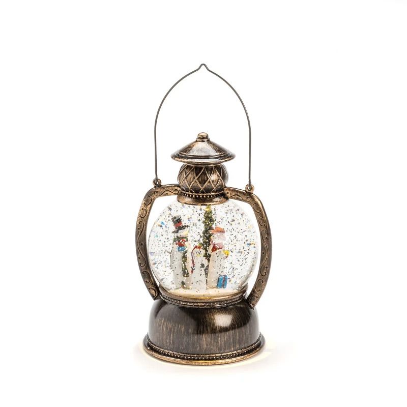 Konstsmide Decoratieve LED Lantaarn | 0.3W 1.5V | Watergevuld Antiekbrons | Timer 5u | Niet uitwisselbaar | Binnengebruik