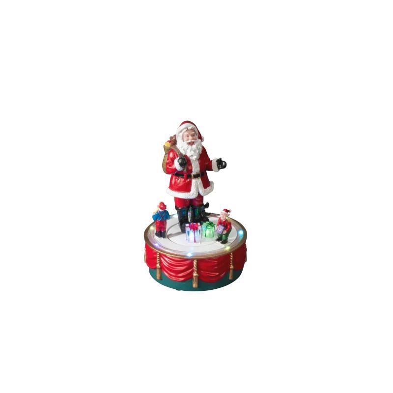 Konstsmide LED Decoratief Wintertafereel | 0,64W 10 Multicolor Lichtpunten | 6u Timer | Batterij/USB-C 1,8m | Binnengebruik