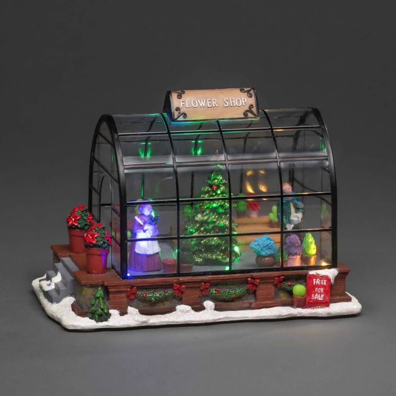 Konstsmide LED Wintertafereel | 5 Lichtpunten | 0.32W 1.5V | Op batterij | Alleen voor binnengebruik