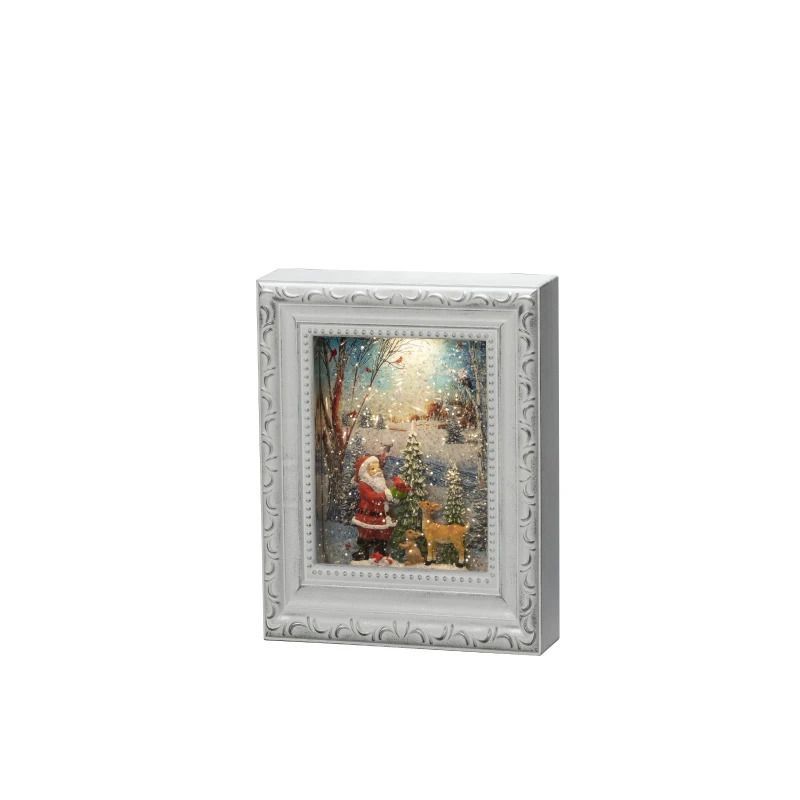 Konstsmide LED Fotolijst | 0.1W Antiekwit 1.5V | 22x17.5cm Watergevuld | Timer 5u USB/3xAA | Voor binnen | Niet uitwisselbare LED