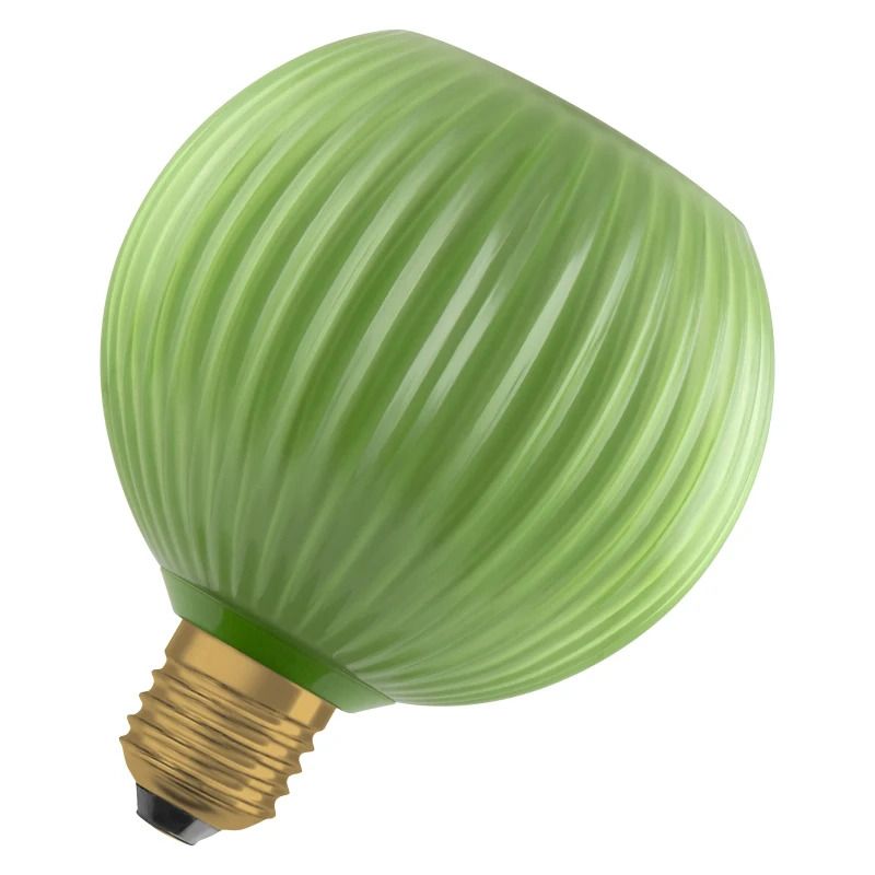 Osram E27 LED Globelamp | 3.5W Groen 220V/240V 827 300Lm | 100° Ø125mm