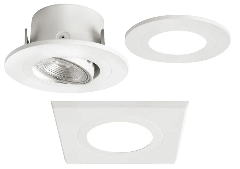 Megaman LED Downlighter Ø68mm | 5W 2800K 420lm 828 | IP44 Dimbaar