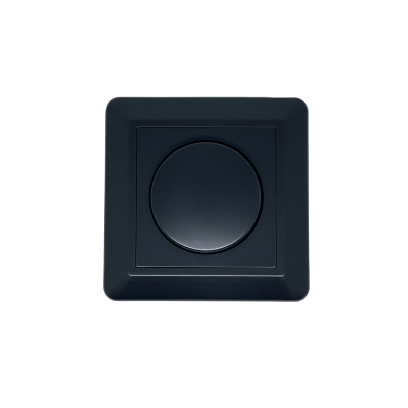 VNL Afdekraam Dimmer | Draaiknop | Zwart