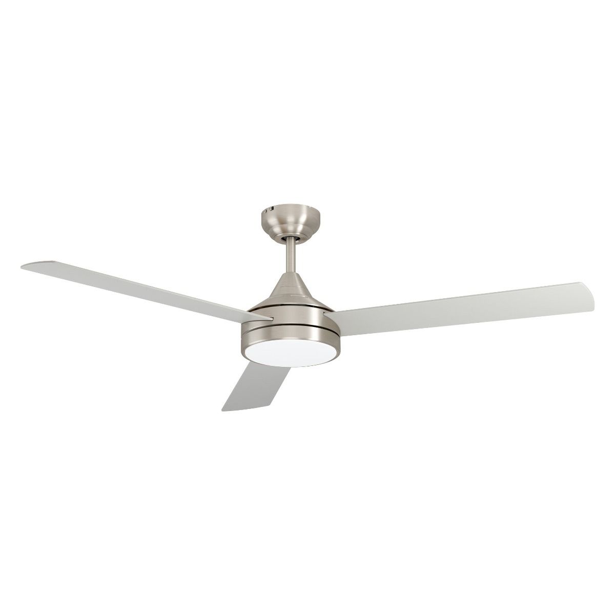 EGLO Sesimbra 35081 | Plafondventilator 132CM Nikkel/Zilver | Inclusief 20W LED Lamp