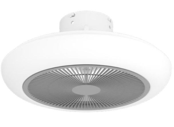 EGLO Sayulita 35093 | Plafondventilator 44,5CM Wit/Grijs | Inclusief 30W LED Lamp
