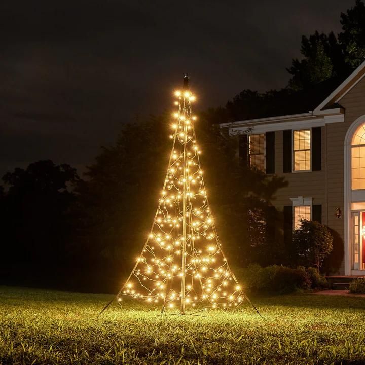 Fairybell All Surface Kerstboom | 200cm 240 LEDs | Warm Wit
