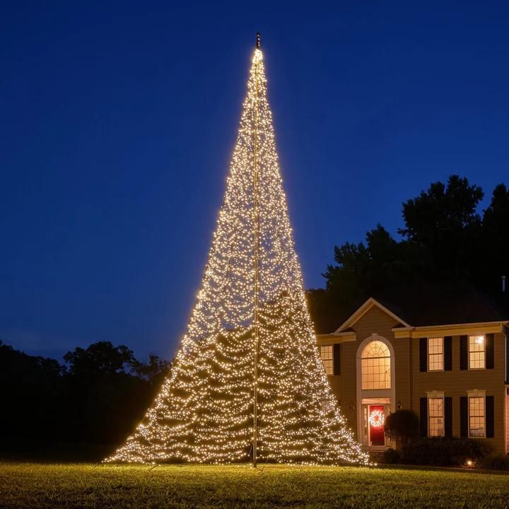 Fairybell Buitenkerstboom | 1000cm 8000 LEDs | Warm Wit | Exclusief Mast