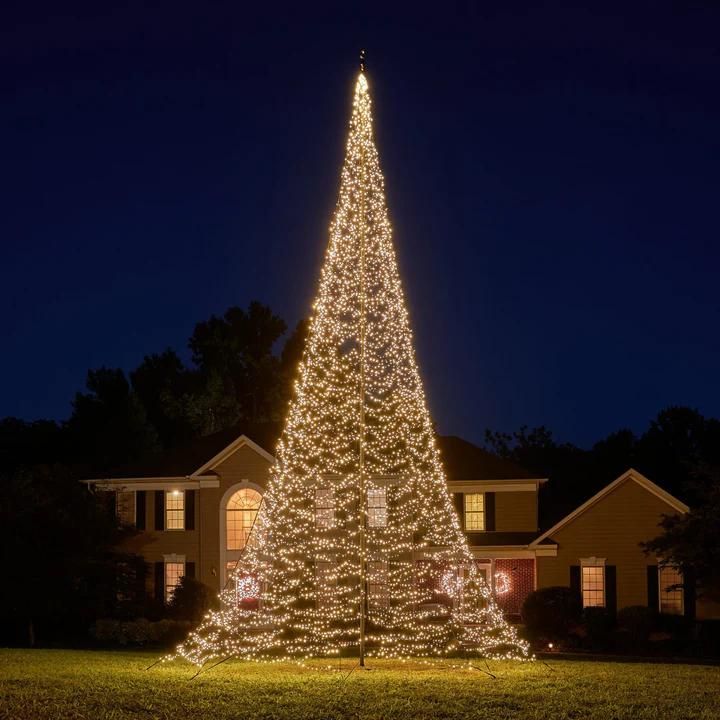 Fairybell Buitenkerstboom | 1000cm 8000 LEDs | Warm Wit | Exclusief Mast