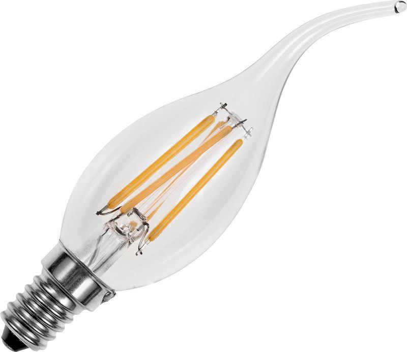 Schiefer  FILAMENTLED TIP-CANDLE C35x120mm 300Lm 4W 2500K 925 CLEAR 230V Dim