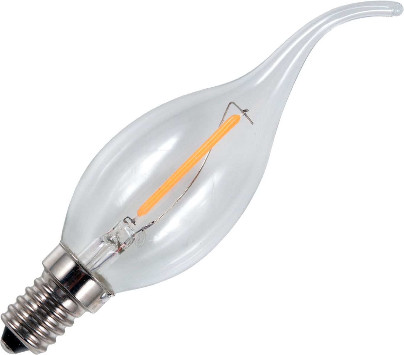 Schiefer  FILAMENTLED TIP-CANDLE C35x120mm 70Lm 1W 2500K 925 230V Non-Dim