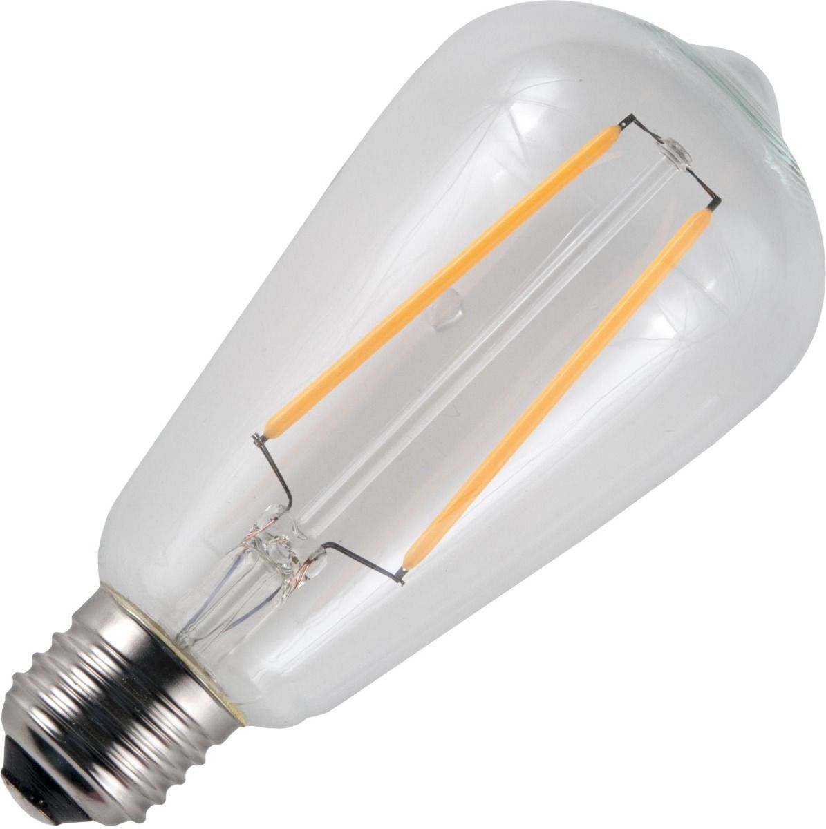 Schiefer led filament e27 rustika 2.5w st64x143mm 2200k helder dimbaar