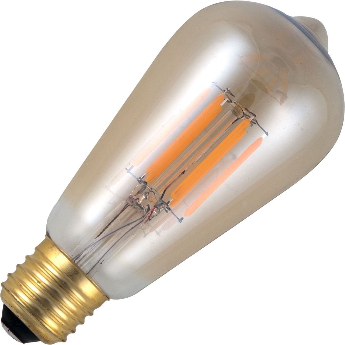 Schiefer led filament e27 rustika 5.5w st58x130mm 2200k goud dimbaar