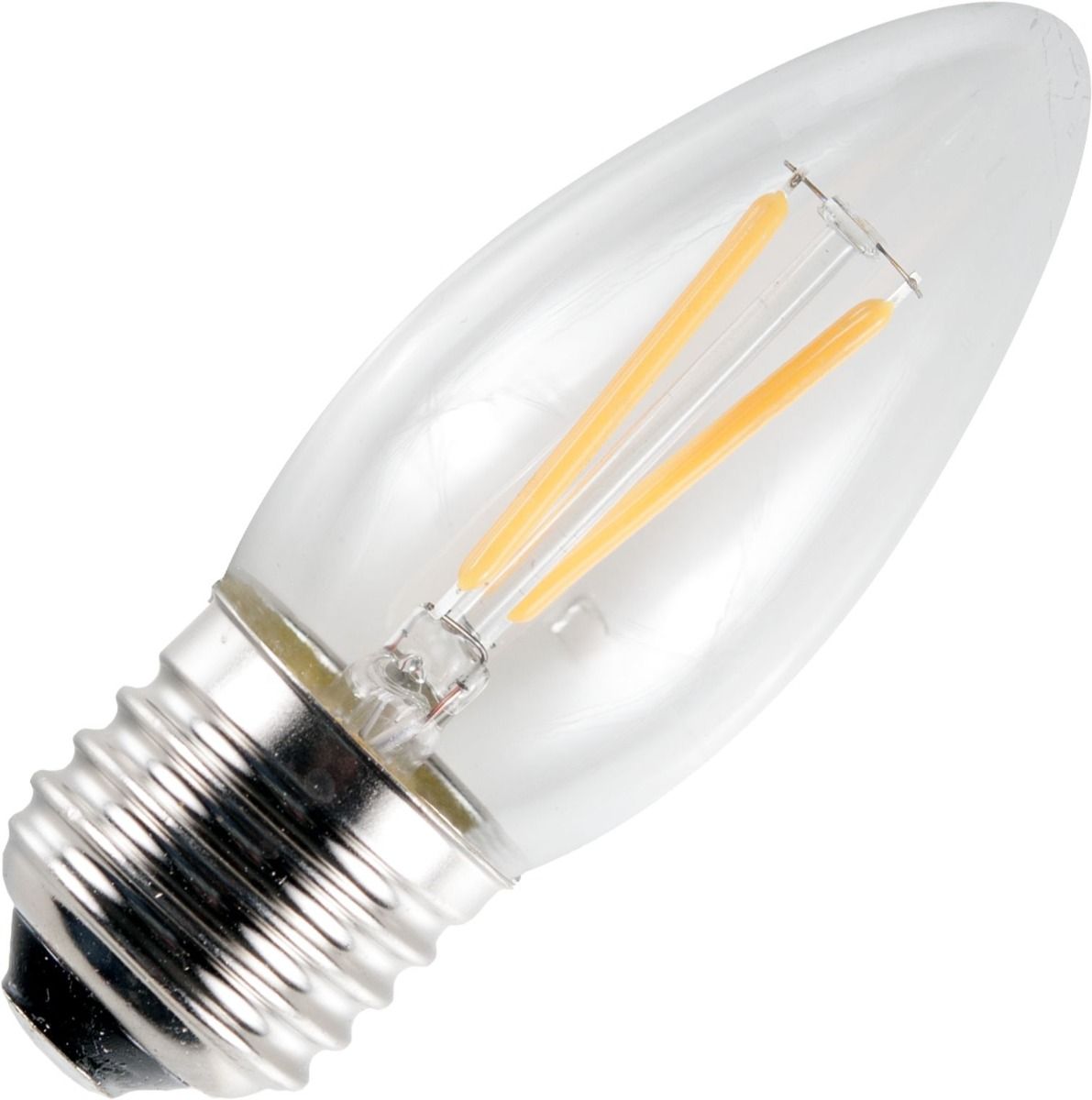 Schiefer led filament e27 kaars 1.5w c35x100mm 2500k dimbaar