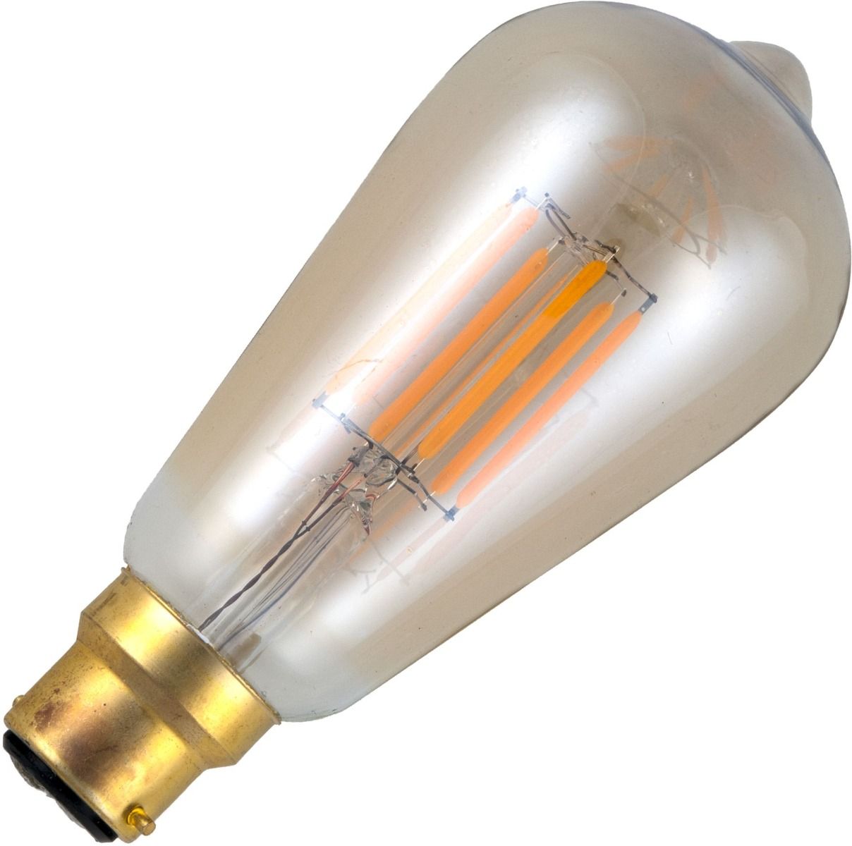 Schiefer  FILAMENTLED RUSTIKA ST58x130mm 380Lm 5,5W 2200K 922 GOLD Dim