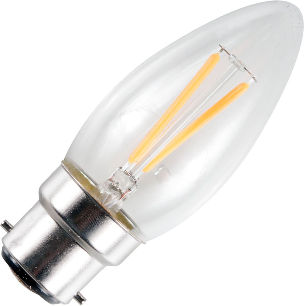 Schiefer  FILAMENTLED CANDLE C35x100mm 150Lm 1.5W 2500K 925 CL 230V V-Dim