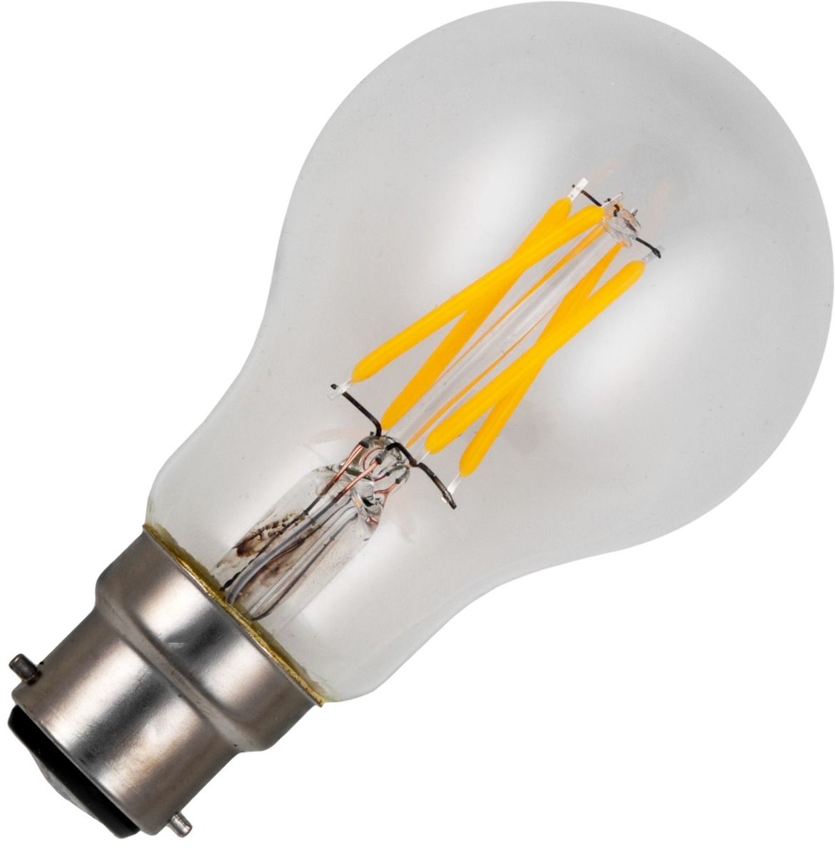 Schiefer Ba22d FILAMENTLED GLS A60x105mm 310Lm 4W 2500K 925 CLEAR 230V Dim