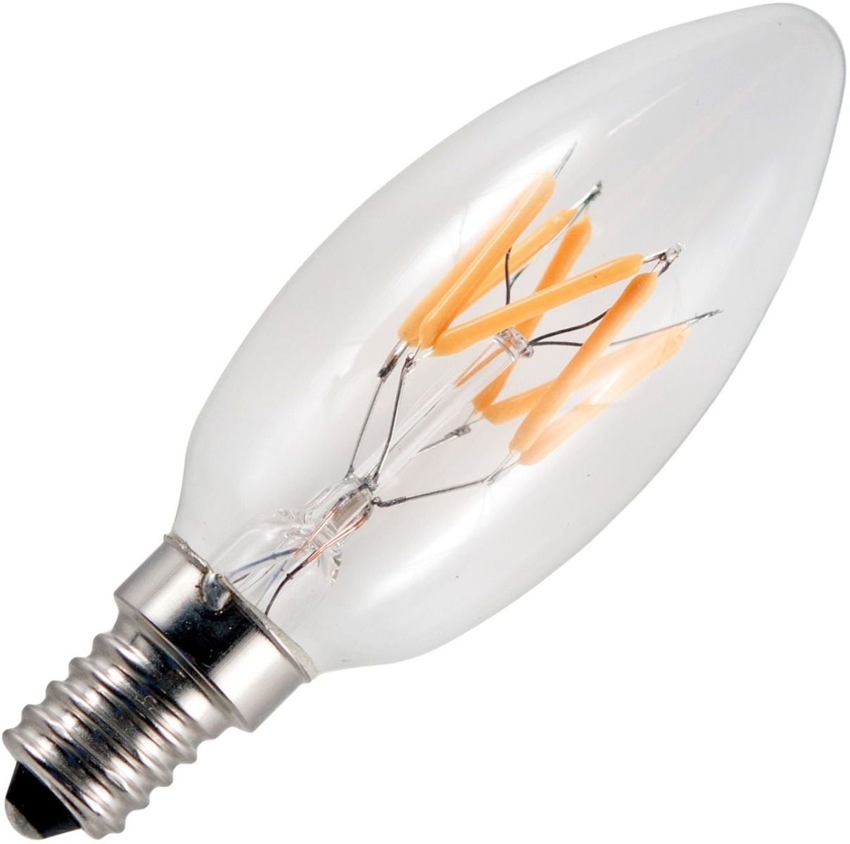 Schiefer  FILAMENTLED CANDLE WAVE C35x100mm 360Lm 6W 2200K 922 CLEAR V-Dim