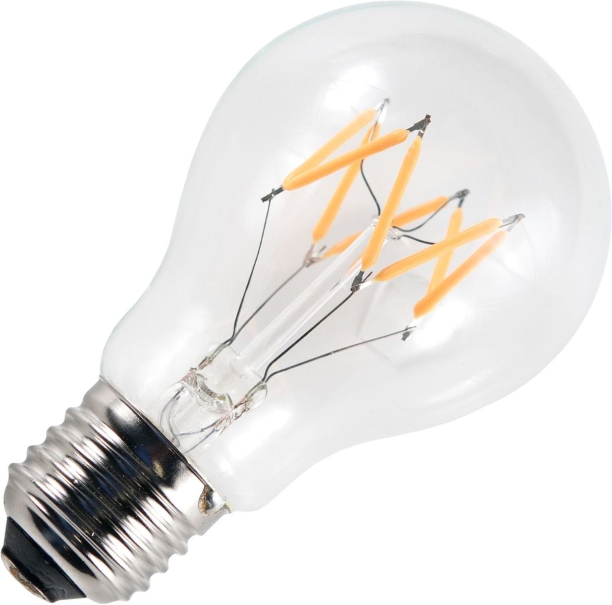 Schiefer led filament e27 gls 6w a60x105mm 2200k helder v-dimbaar
