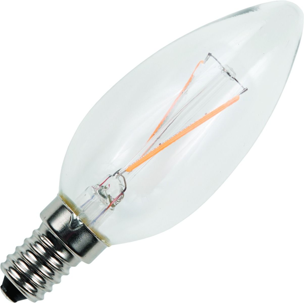 Schiefer  FilaLed Basic Candle C35x100mm 180Lm 2W 2700K 827 Clear 230V N-Dim