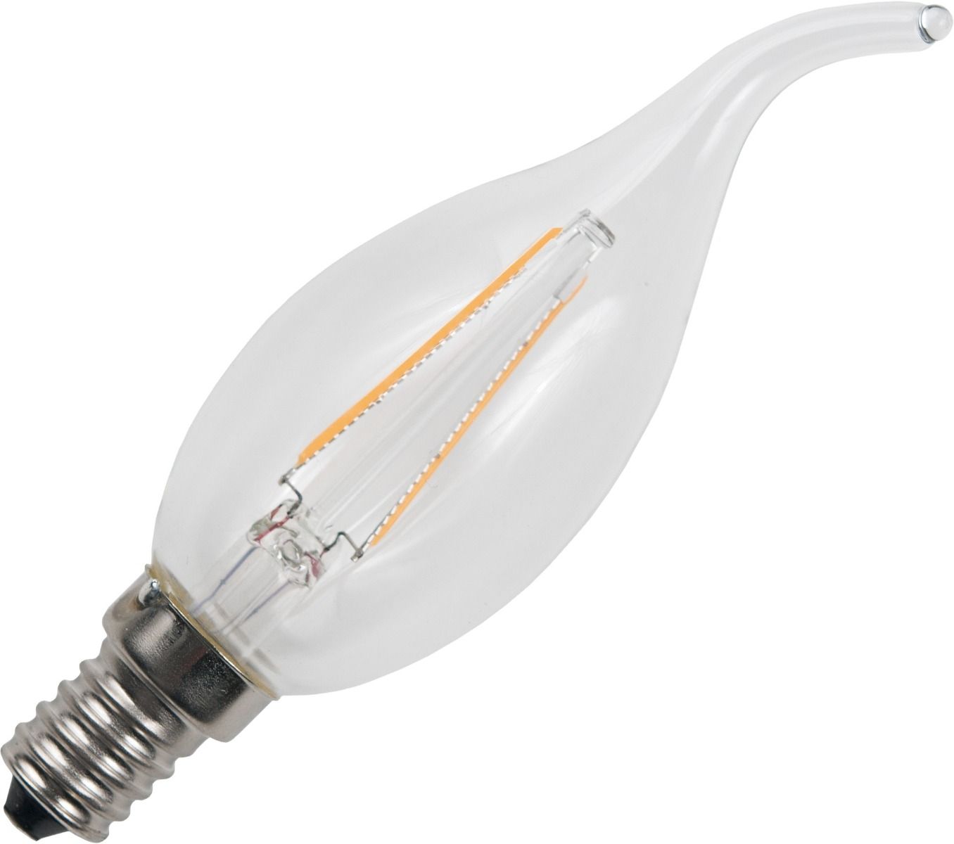 Schiefer  FilaLed Basic TIP-Candle C35 180Lm 2W 2700K 827 Clear 230V N-Dim