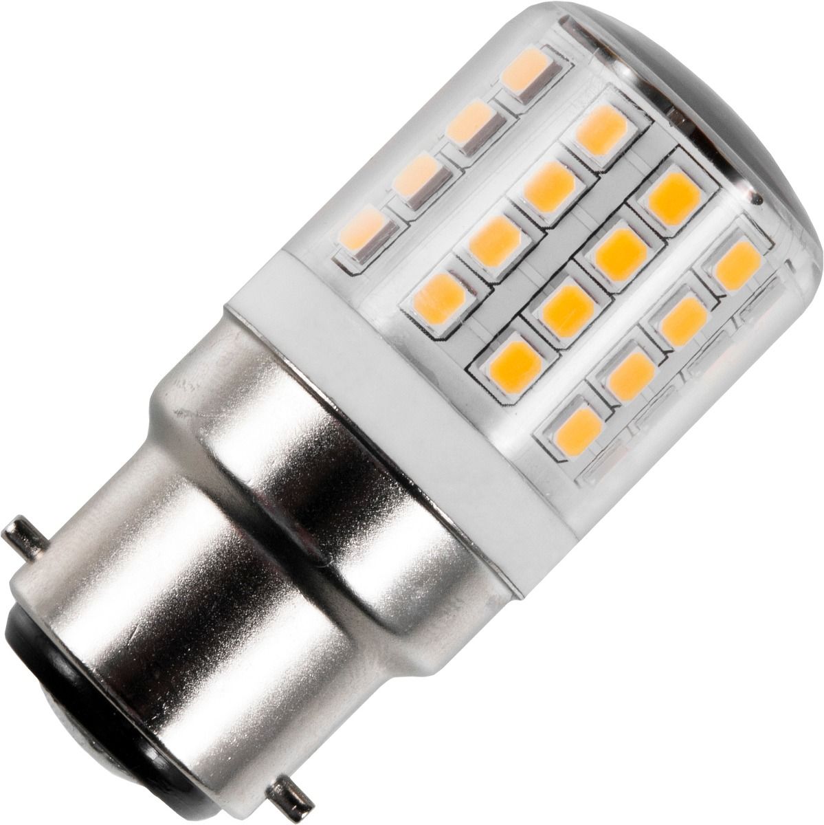 Schiefer  Ba22d TUBE T27x58mm 320Lm 3W 3000K 100-240V AC/DC 360° N-Dim CL